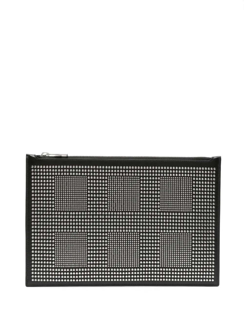 Alexander McQueen studed leather clutch bag