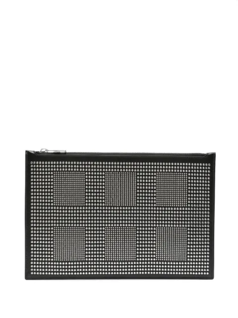 Alexander McQueen studed leather clutch bag