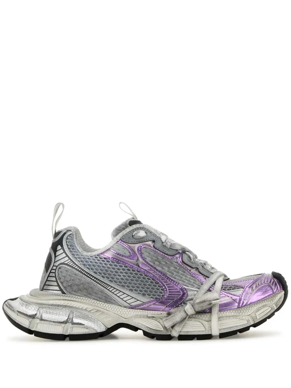 Balenciaga 3XL mesh-panel sneakers Grey
