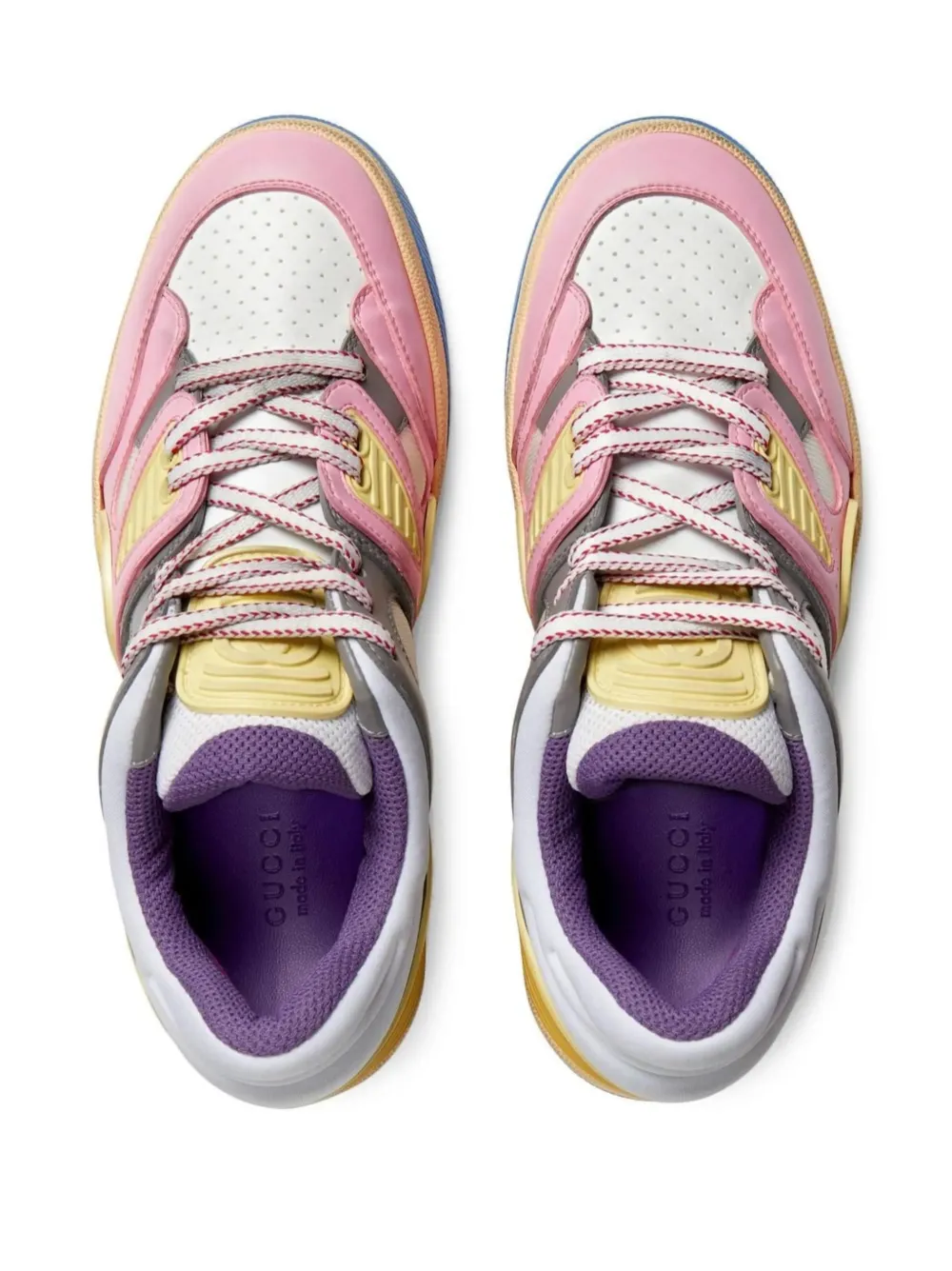 Gucci Basket sneakers met vlakken Roze