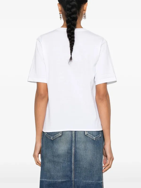 Saint Laurent logo-print T-shirt | White | FARFETCH Saint Laurent logo-print T-shirt | White | FARFETCH