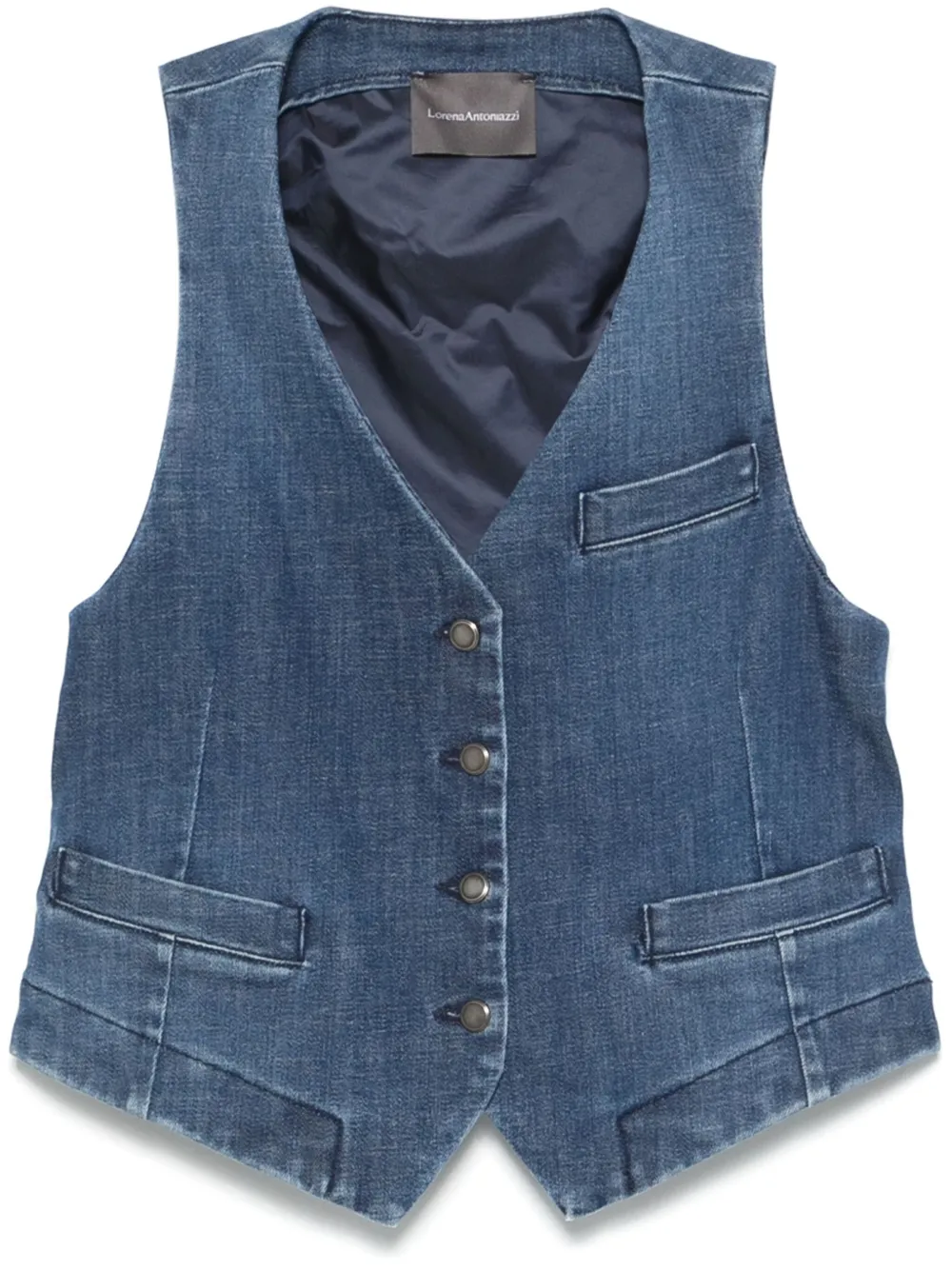 denim waistcoat