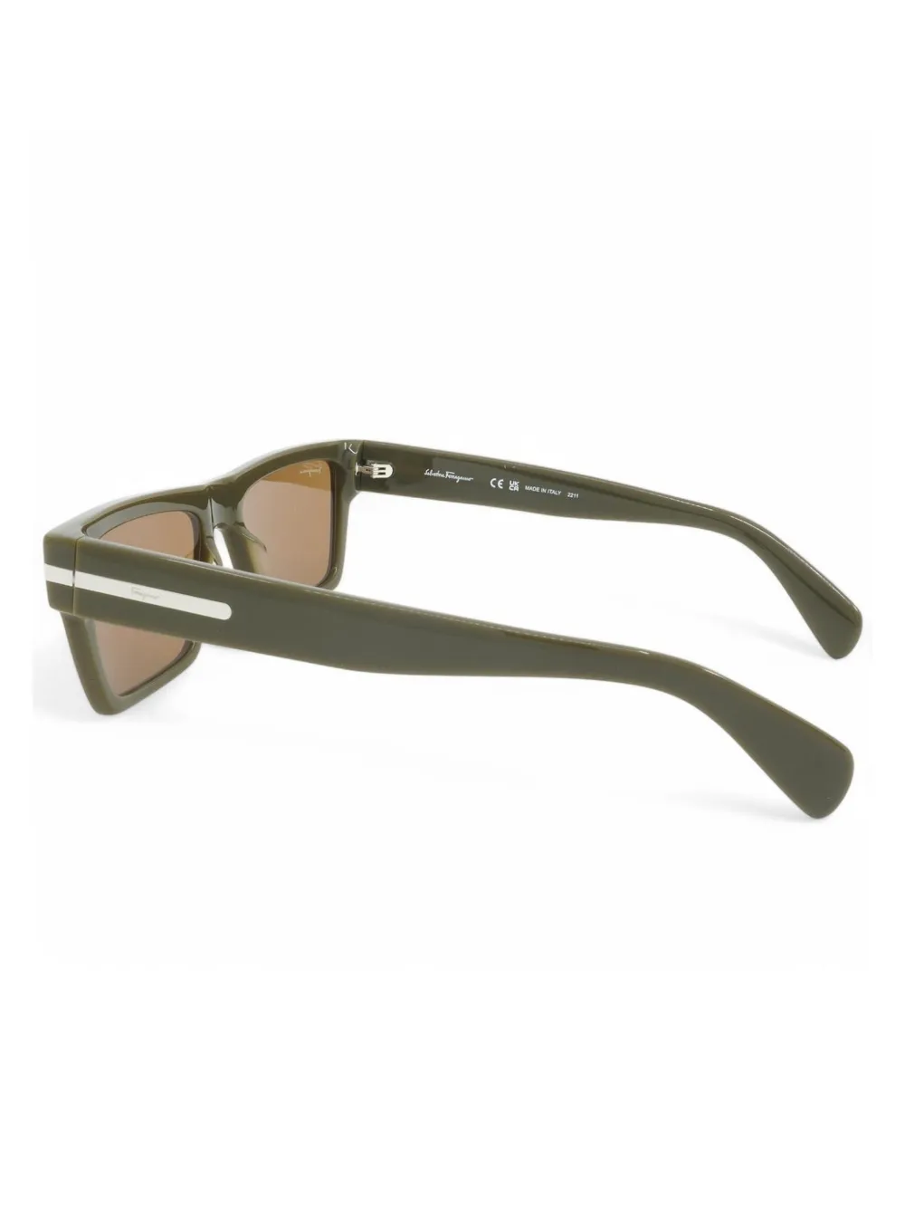 FERRAGAMO EYEWEAR RECTANGLE-FRAME SUNGLASSES