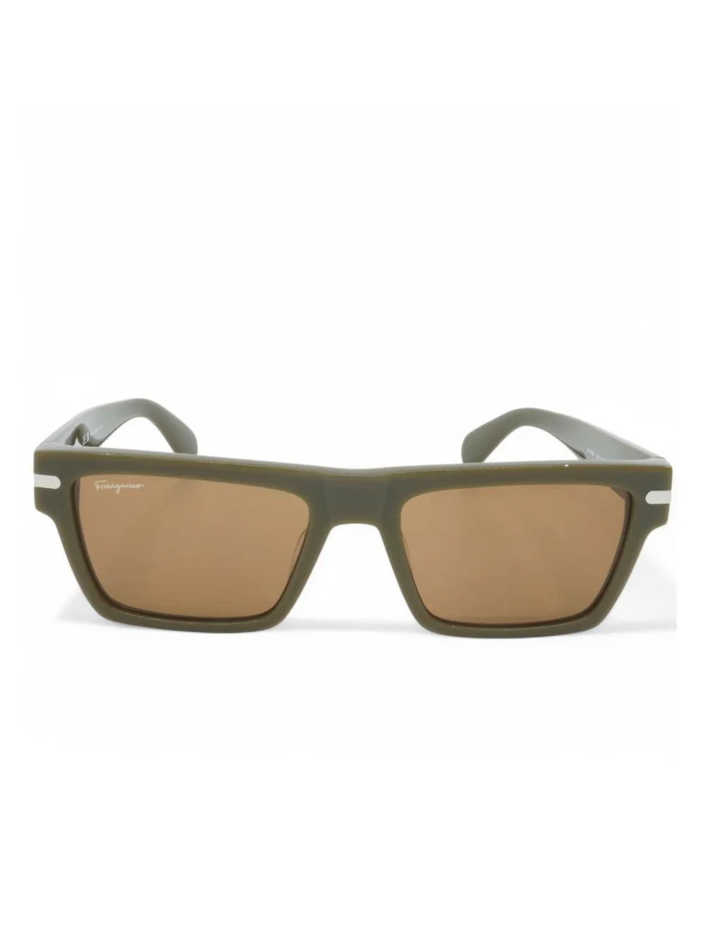 Ferragamo Eyewear rectangle-frame sunglasses | verde | Image 1