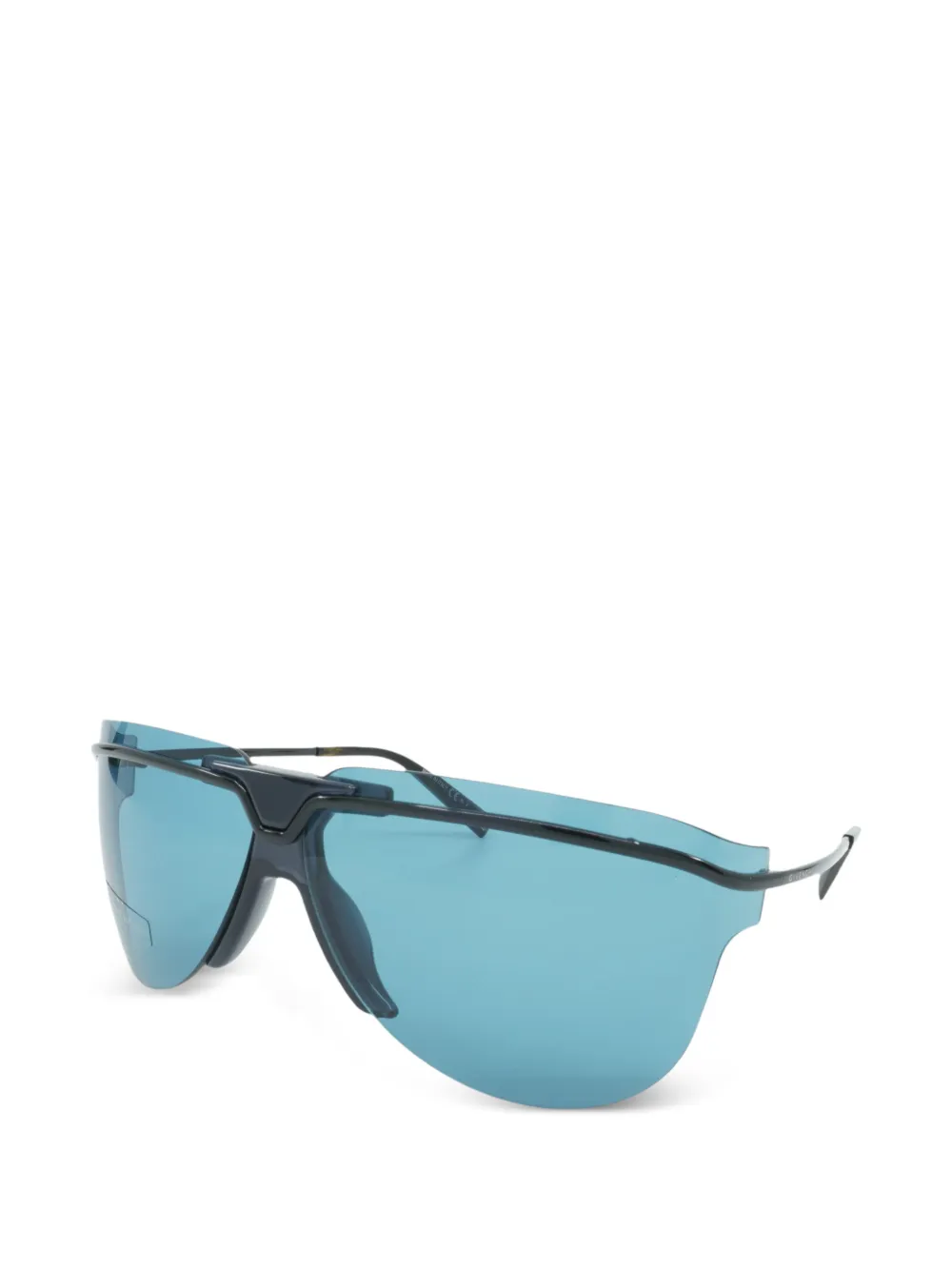 Givenchy Eyewear Zonnebril met schild montuur Zwart