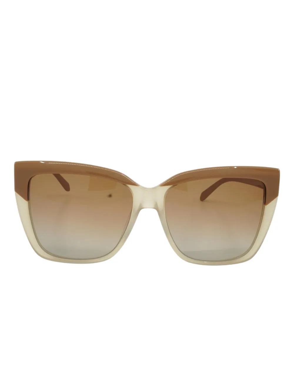 Ferragamo Eyewear oversize-frame sunglasses | marrón | Image 1