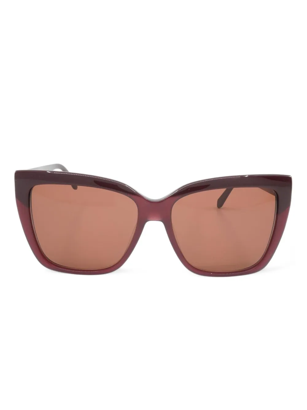 Ferragamo Eyewear lentes de sol con armazón estilo mariposa | rojo | Image 1
