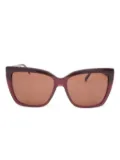Ferragamo Eyewear butterfly-frame sunglasses - Red