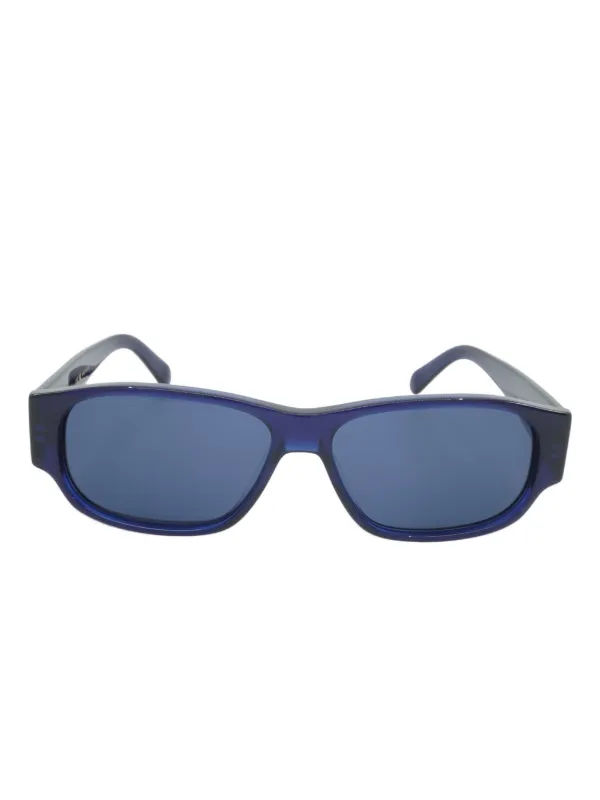 Ferragamo Eyewear スクエアフレーム サングラス | ブルー | FARFETCH JP