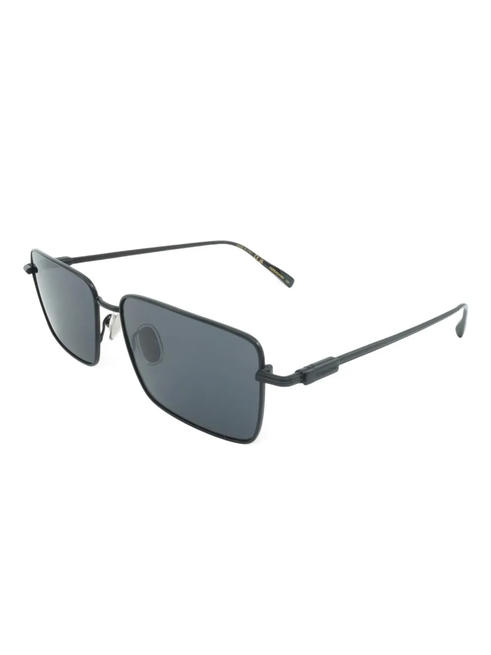 Ferragamo Eyewear lentes de sol con armazón rectangular "Black" | Image 2