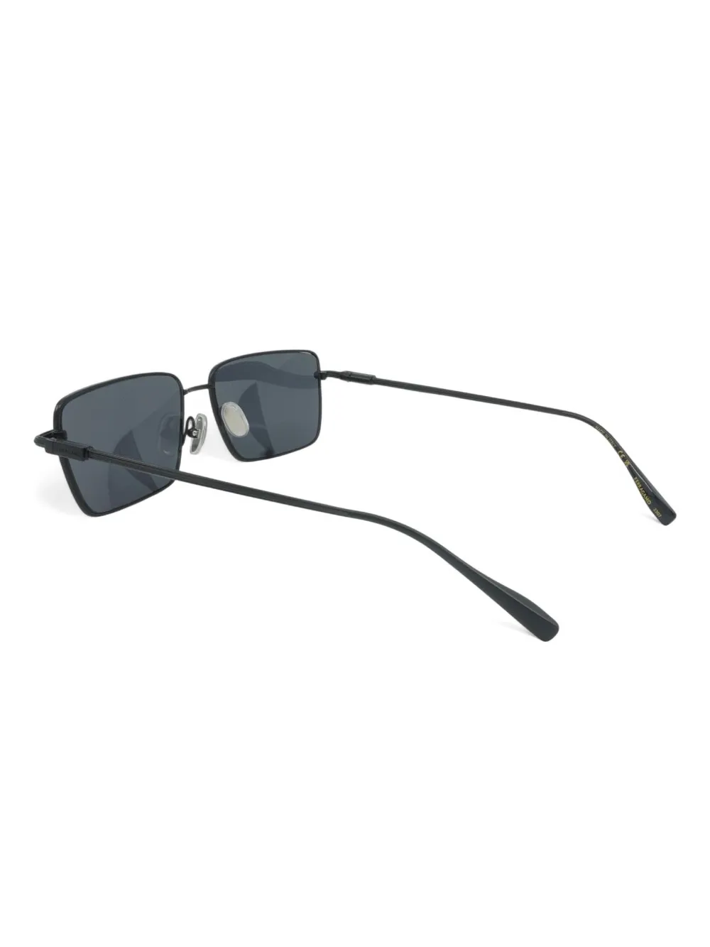 Ferragamo Eyewear "Black" zonnebril met rechthoekig montuur Zwart