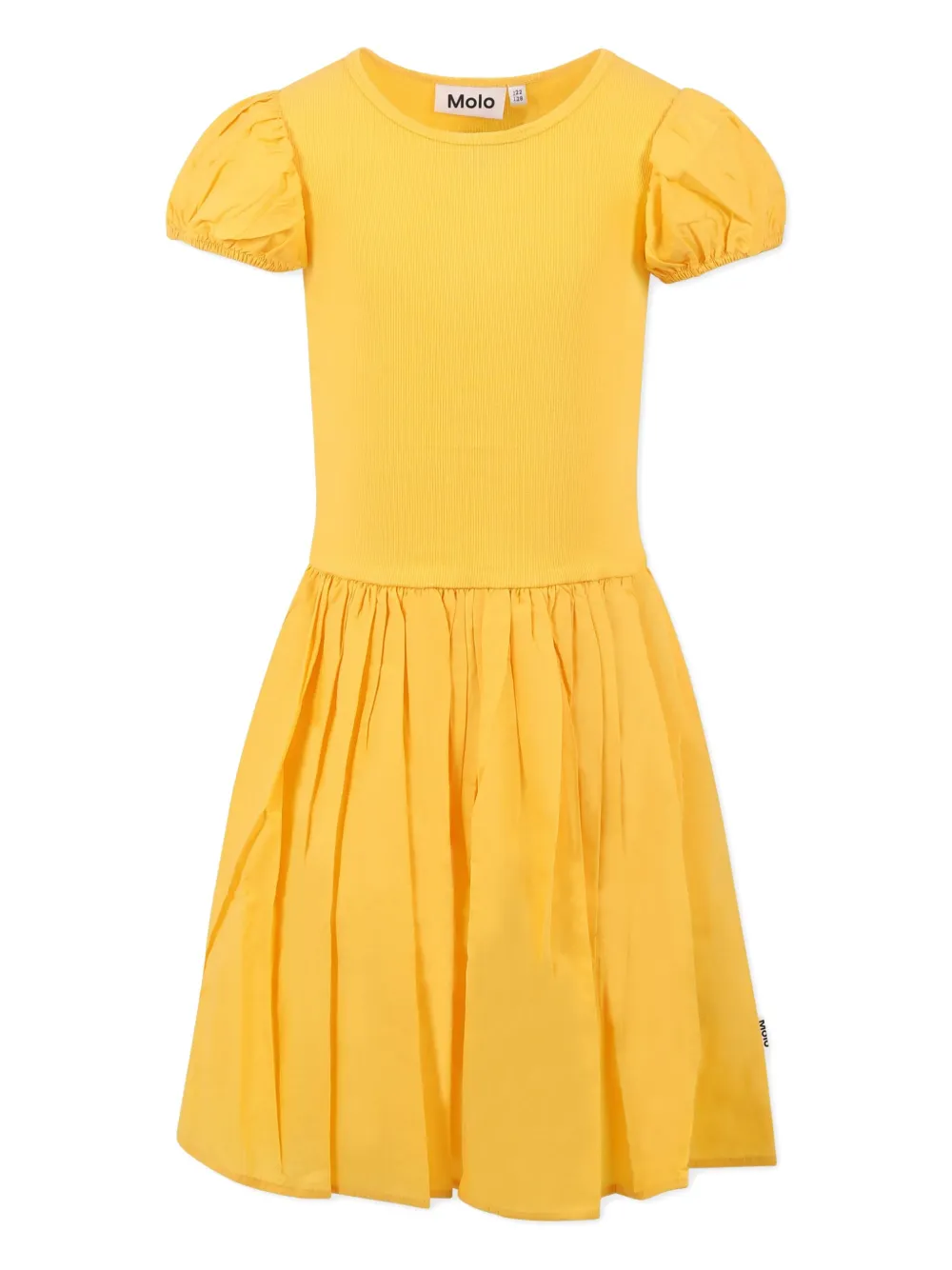 Molo vestido con algodón orgánico | amarillo | Image 1