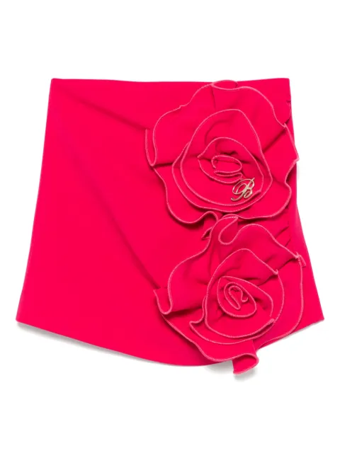 Miss Blumarine falda con aplique floral