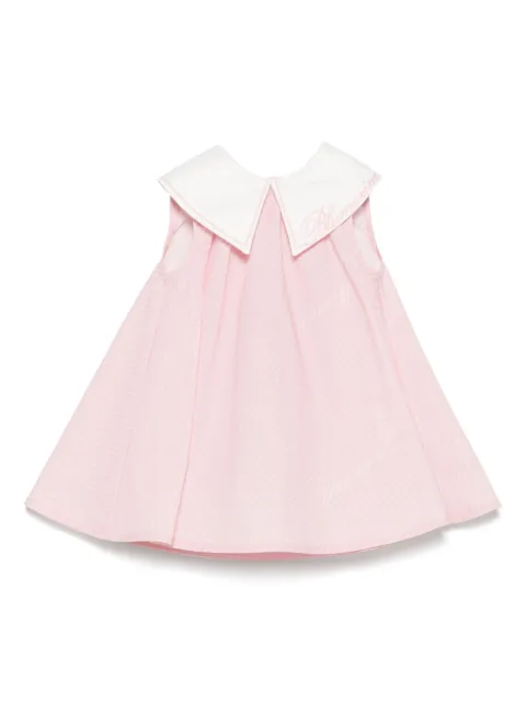 Miss Blumarine vestido camisero con rayas estampadas