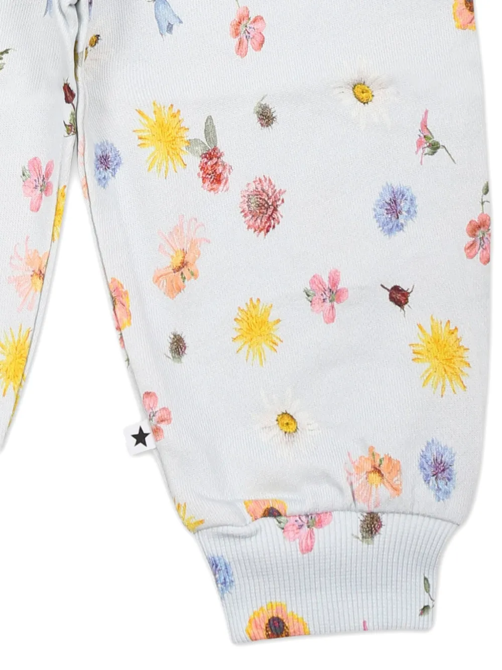 Molo Trainingsbroek met bloemenprint Wit