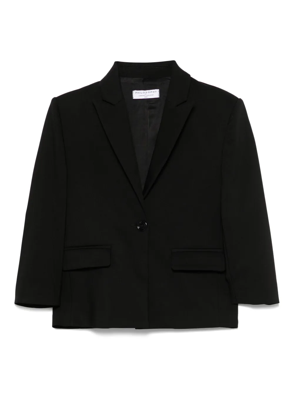 Philosophy Di Lorenzo Serafini Kids シングルジャケット - ブラック Philosophy Di Lorenzo Serafini Kids シングルジャケット - ブラック