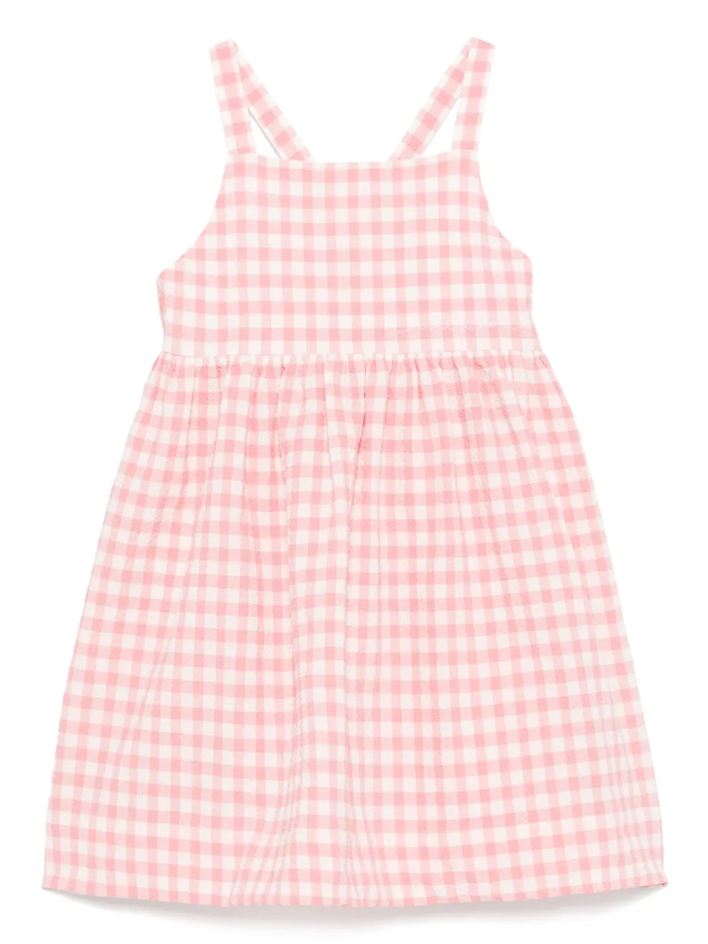Il Gufo Jurk met gingham ruit Roze