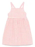 Il Gufo gingham-check dress - Pink