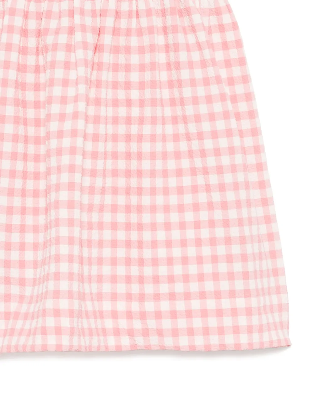 Il Gufo Jurk met gingham ruit Roze