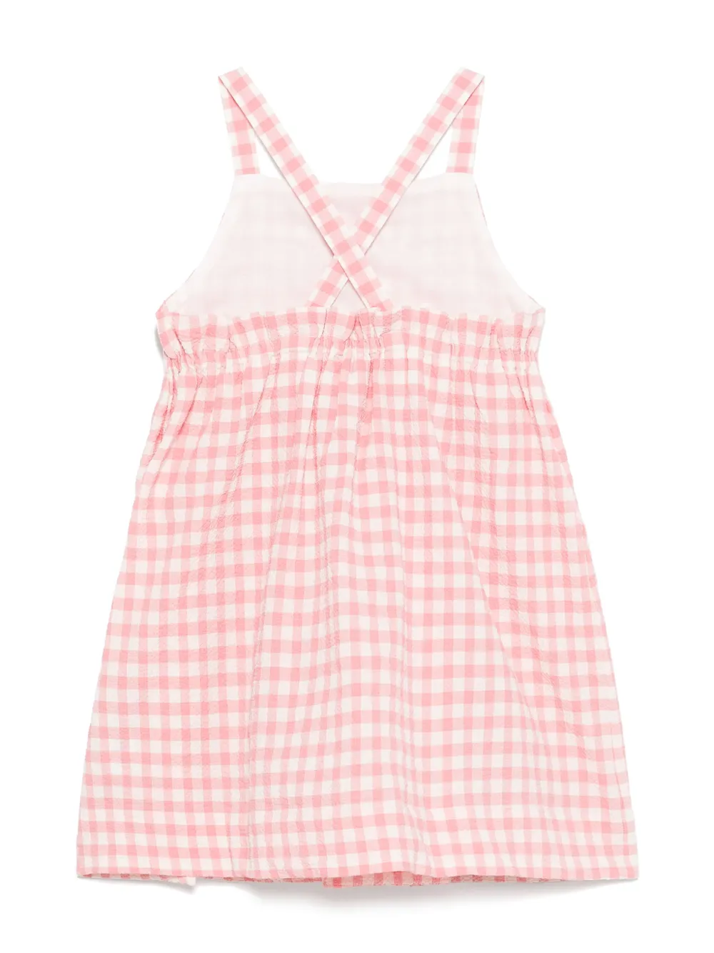 Il Gufo Jurk met gingham ruit - Roze