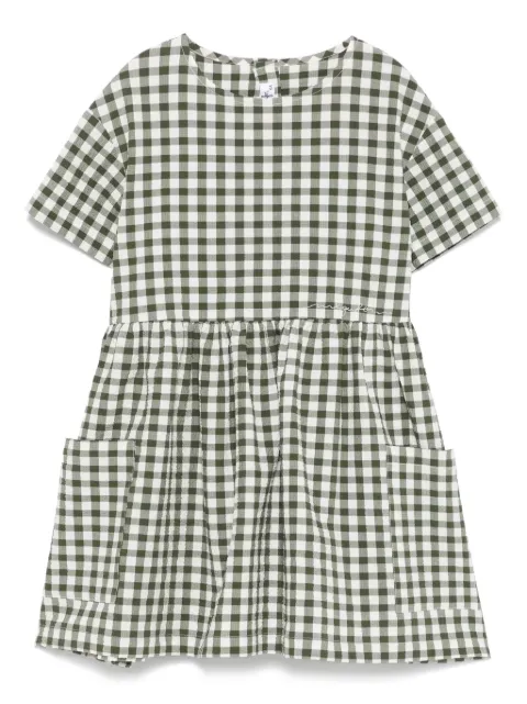Il Gufo gingham-check dress