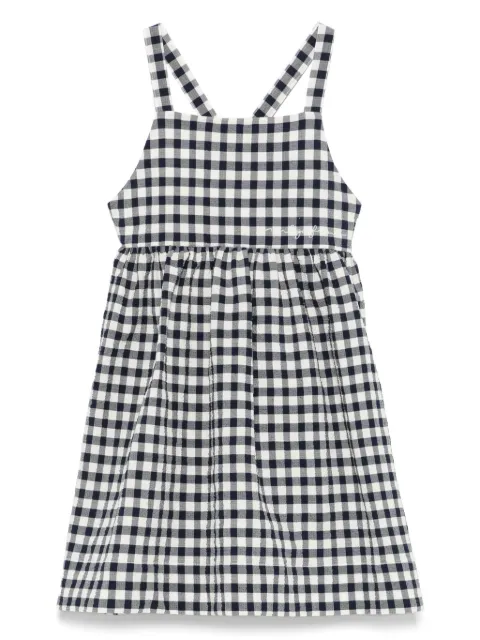 Il Gufo gingham-check dress