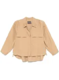 Lorena Antoniazzi lightweight shirt jacket - Brown