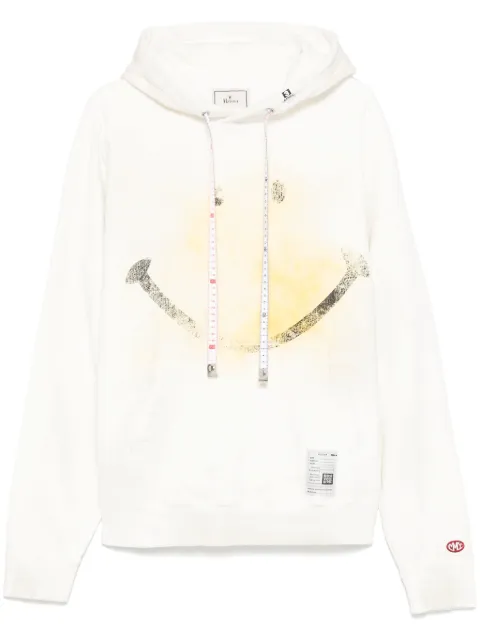 Maison MIHARA YASUHIRO smiely face-print hoodie