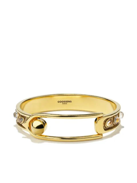 Goossens logo-engraved bracelet 