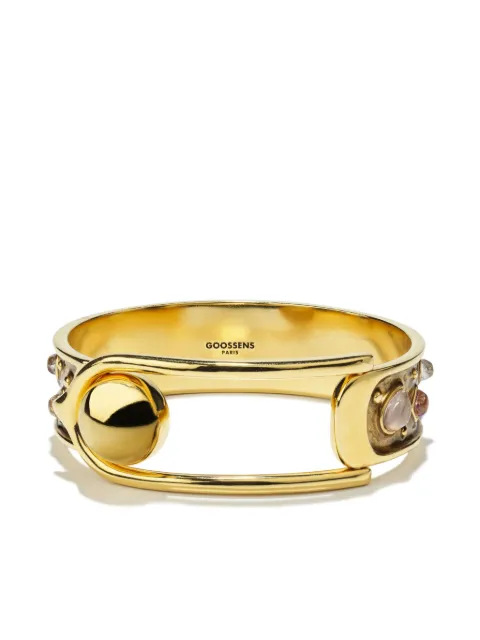 Goossens logo-engraved bracelet 