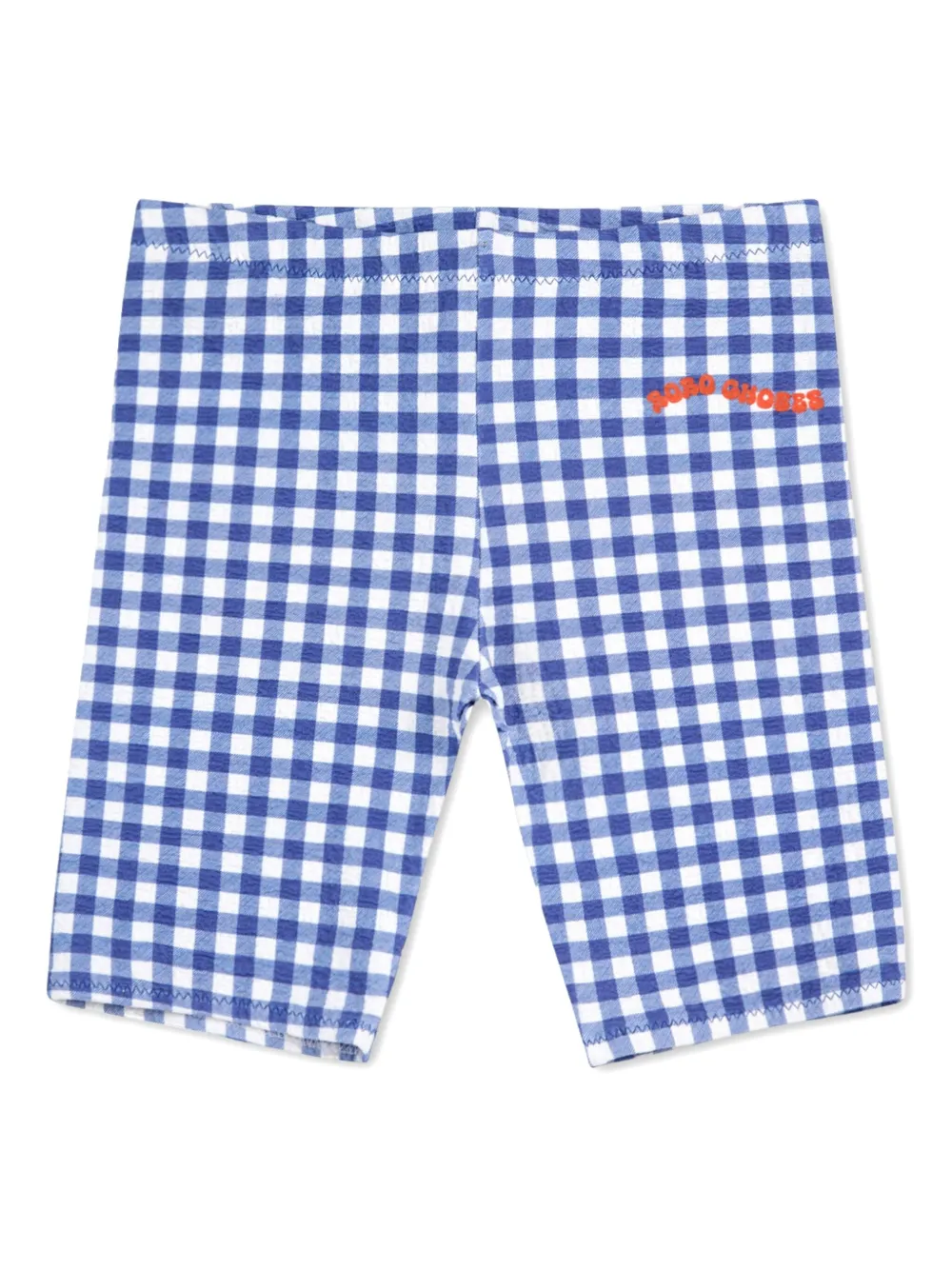 Bobo Choses Geruite shorts Blauw