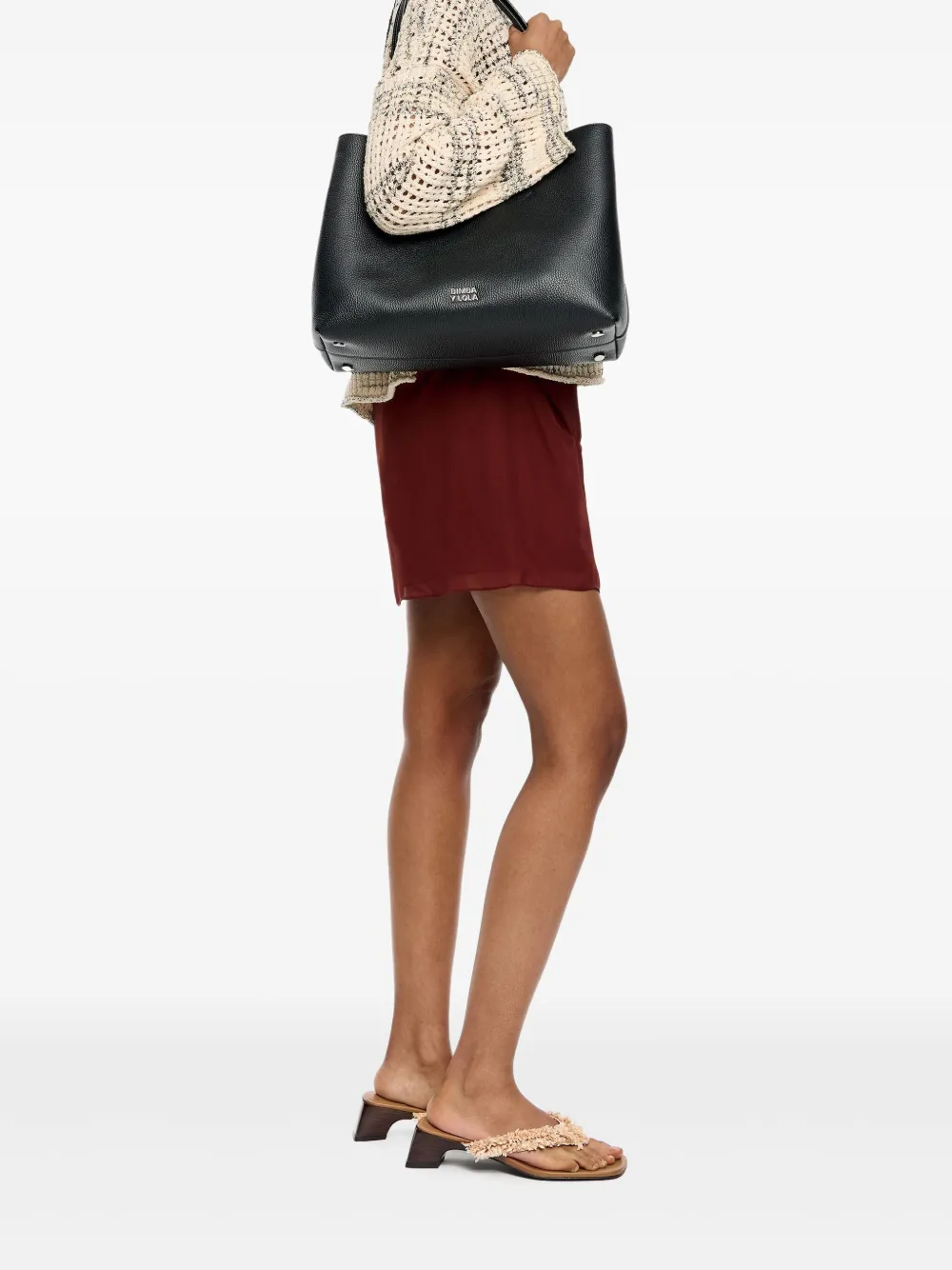 Bimba y Lola Chihuahua grote shopper - Zwart