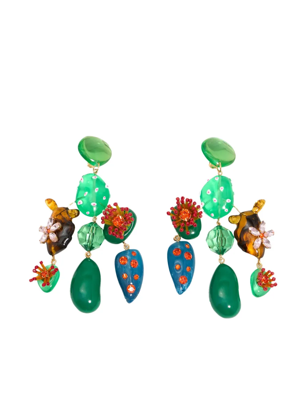 cactus-shaped earrings