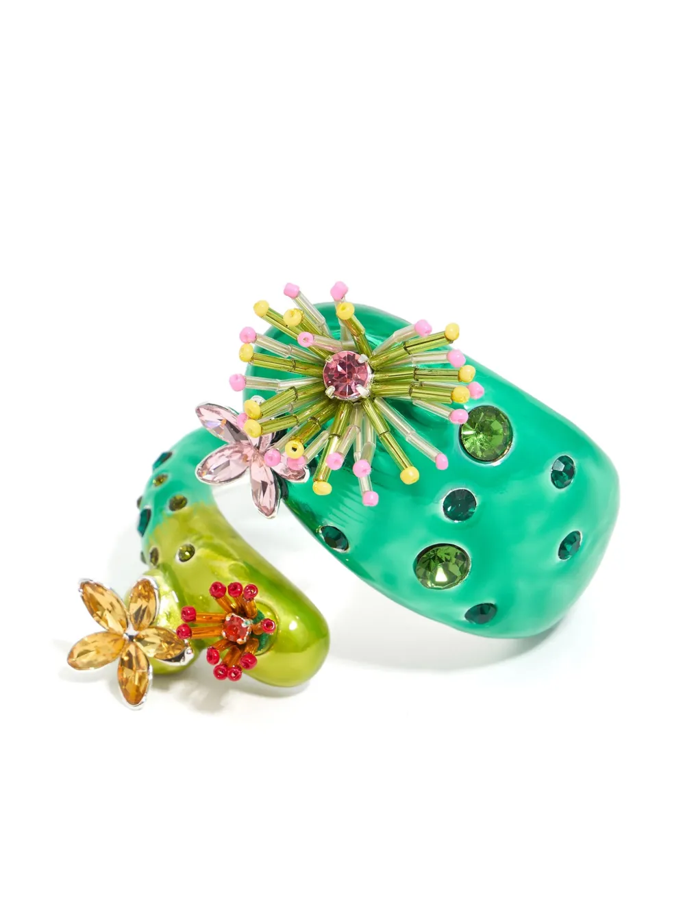 flower-charm bracelet