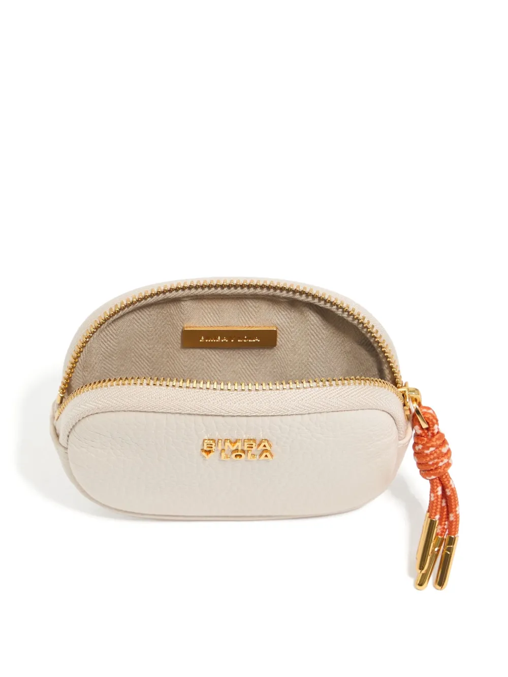 Bimba y Lola Leren portemonnee Beige