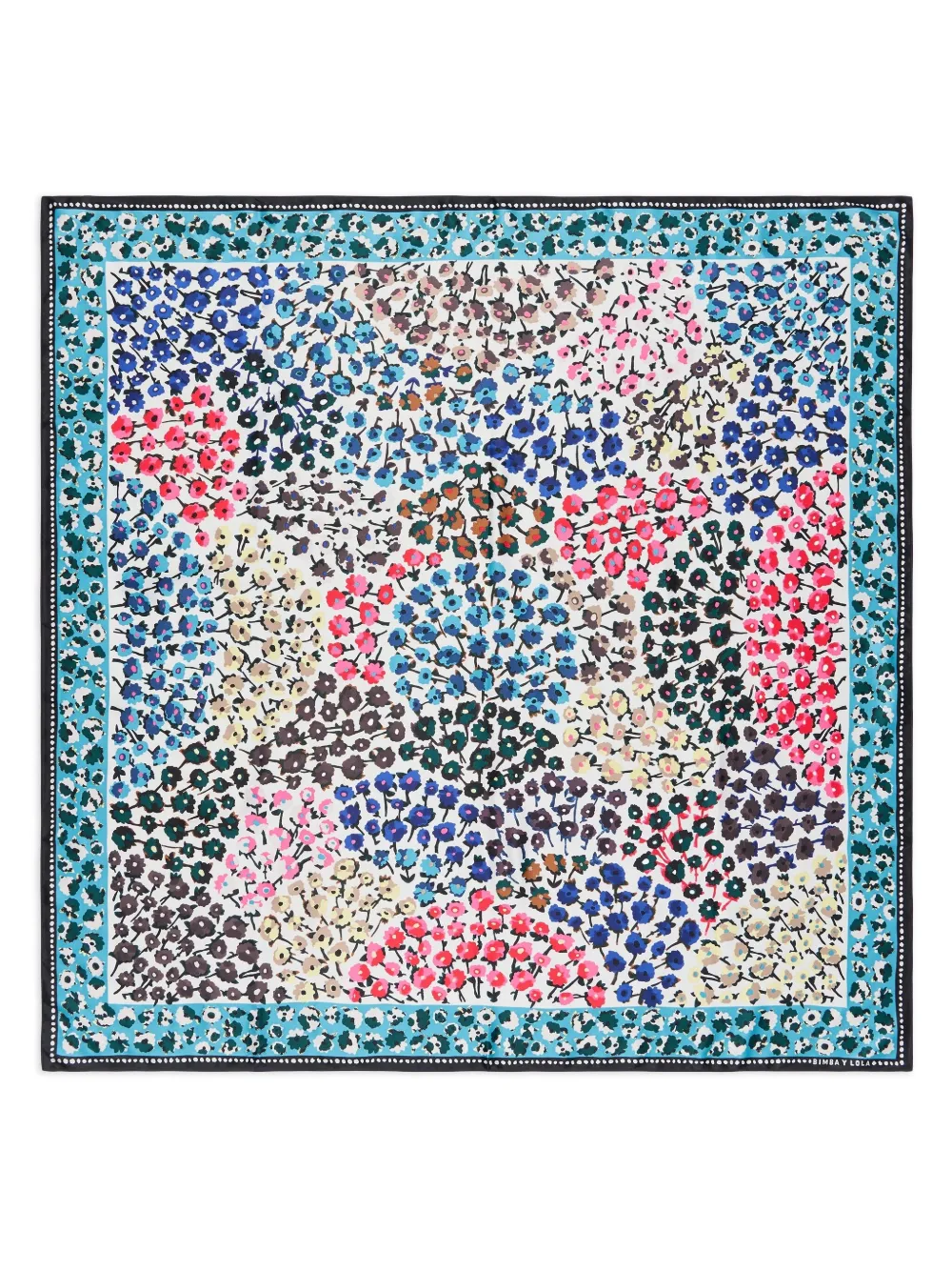 Bimba y Lola Sjaal met bloemenprint Blauw
