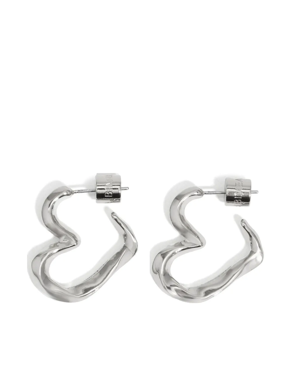 Bimba y Lola aretes en forma de corazón | Image 2