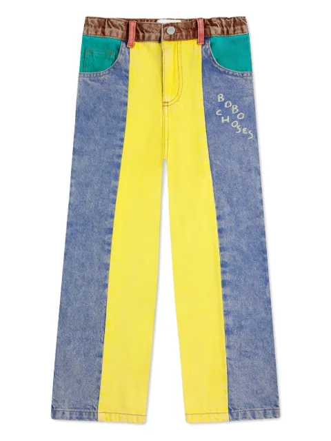 Bobo Choses Calça jeans color block