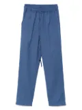 Drumohr Kids pressed-crease trousers - Blue