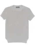 Lorena Antoniazzi sequin-embellished T-shirt - Grey