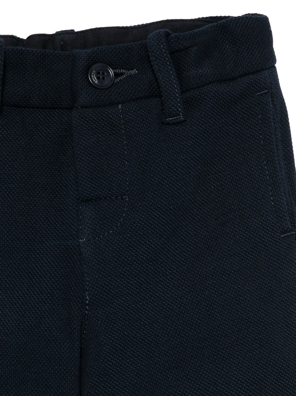 Emporio Armani Kids Katoenen shorts Blauw