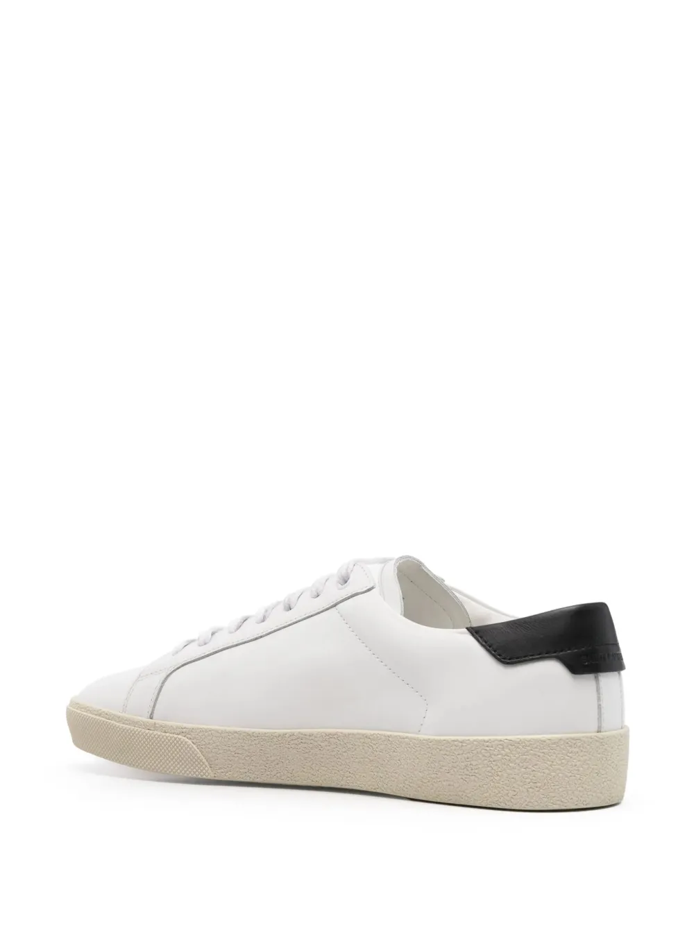 Saint Laurent logo-embroidered low-top sneakers White