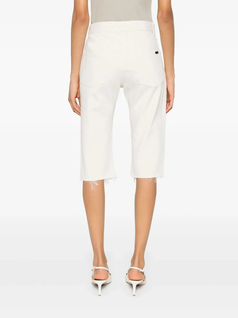 Saint Laurent denim shorts Wit