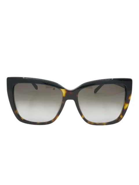 Ferragamo Eyewear lentes de sol "Black" con motivo de mariposa