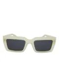 Ferragamo Eyewear rectangle-frame sunglasses - White