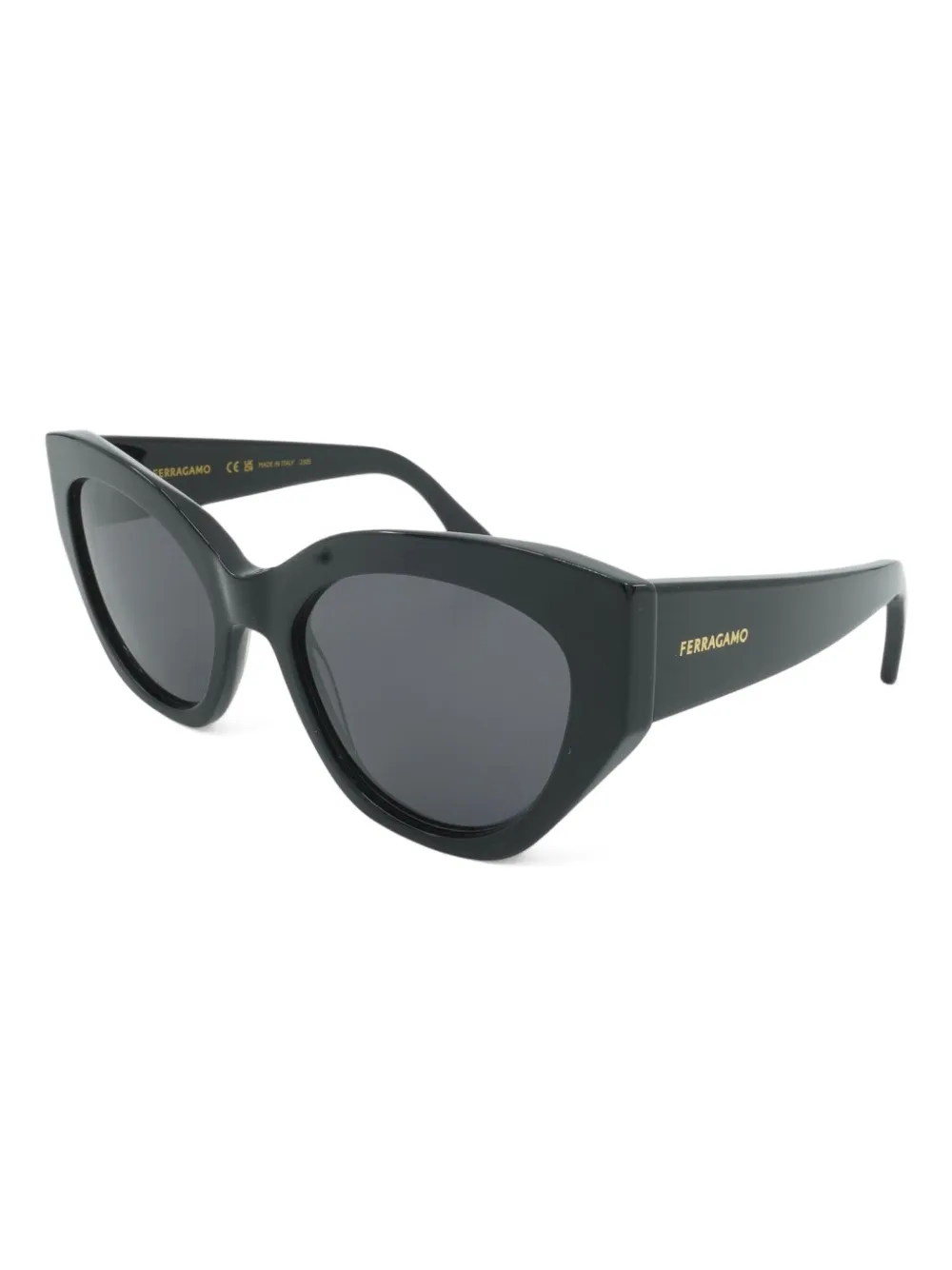 FERRAGAMO EYEWEAR CAT-EYE FRAME "BLACK" SUNGLASSES