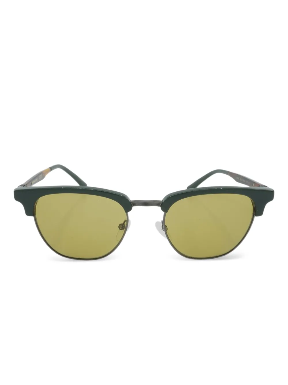 Ferragamo Eyewear lunettes de vue à monture Clubmaster | vert | Image 1
