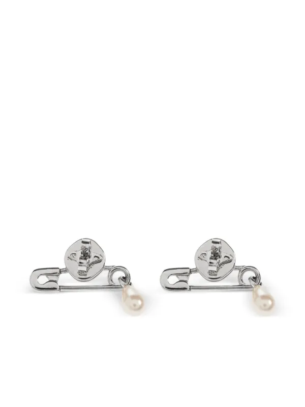 アクセサリー Vivienne Westwood safety pin earrings Vivienne Westwood: Safety Pin Earrings | SSENSE