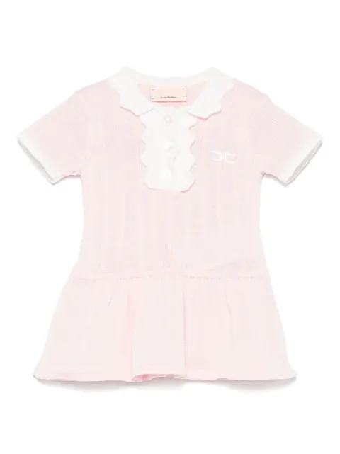 Elisabetta Franchi La Mia Bambina logo-embroidered dress
