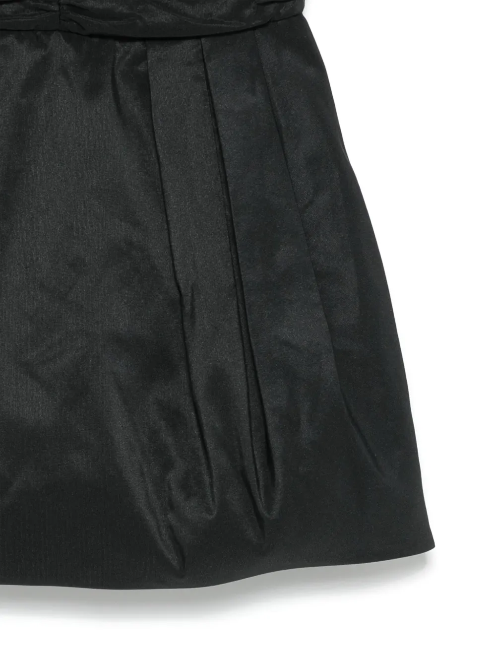 Shop Elisabetta Franchi La Mia Bambina Bow-detail Dress In Black